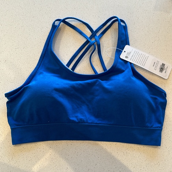Seamless Strappy Longline Bra Criss Cross Back - Picture 5 of 5